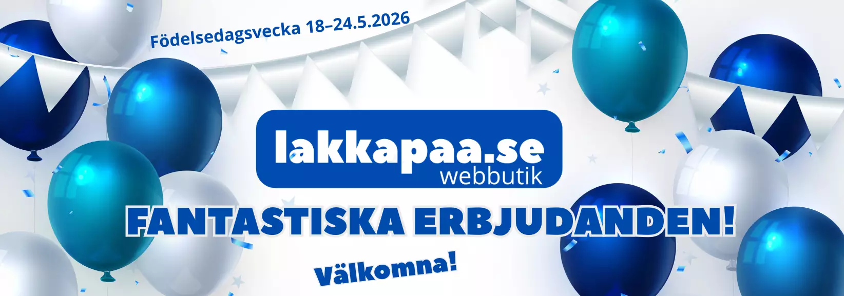 Lakkapaa.com verkkokaupan synttäritarjoukset 762