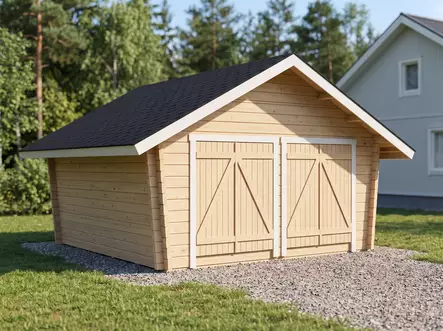 Hirsilato Tuplakymppi Umpiseinä 20m2 - Hirsiladot ja Pihaladot - 6424110255510 - 1
