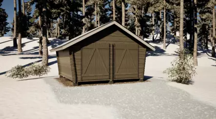 Timmerlada Umpi L Gårdsförråd 16m2 - Timmerlador - 41005010 - 2