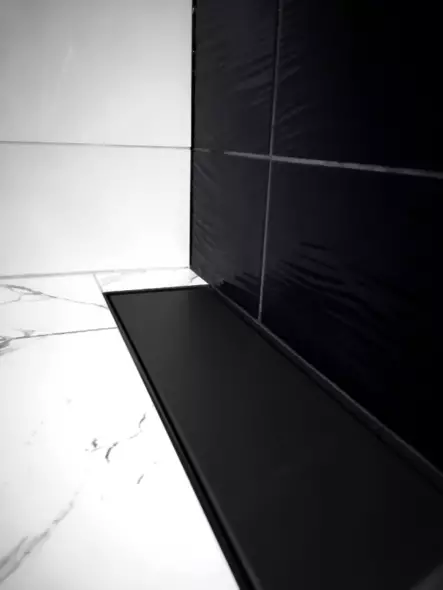 Golvrännans Lång Lock, RST, Svart - Golvbrunns lock - 6430004286980 - 1