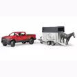 Bruder Leksakbil, RAM 2500 och Trailer - Leksaksbilar och Tillbehör - 8719593315560 - 3