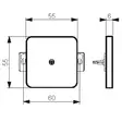 Centralplatta Blind Jussi 2538-212P - Kopplingsdosor och lock - 6418677310690 - 2