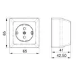 Pistorasia Pinta Opal Musta - Kopplingsdosor och lock - 6438056309060 - 2