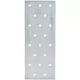 Rak Hålplatta Stålplatta 80x200x2mm - Spikningsplåtar - 4034176101700 - 1