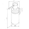 Damixa Zen Tvålen Dispenser - Badrumstillbehör - 5708516848530 - 3