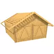 Hirsilato U16 Umpiseinä Pihavarasto 16m2 - Hirsiladot ja Pihaladot - 41005010 - 9