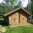 Hirsilato U16 Umpiseinä Pihavarasto 16m2 - Hirsiladot ja Pihaladot - 41005010 - 6