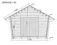Timmerlada Umpi M Gårdsförråd 10m2 - Timmerlador - 4100530 - 3