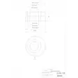 Skyddsplugg 50x70x110mm - Övriga delar till avloppsrör  - 144210 - 13