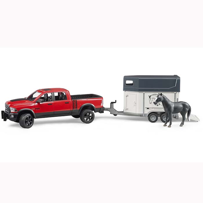 Bruder Leksakbil, RAM 2500 och Trailer - Leksaksbilar och Tillbehör - 8719593315560 - 1