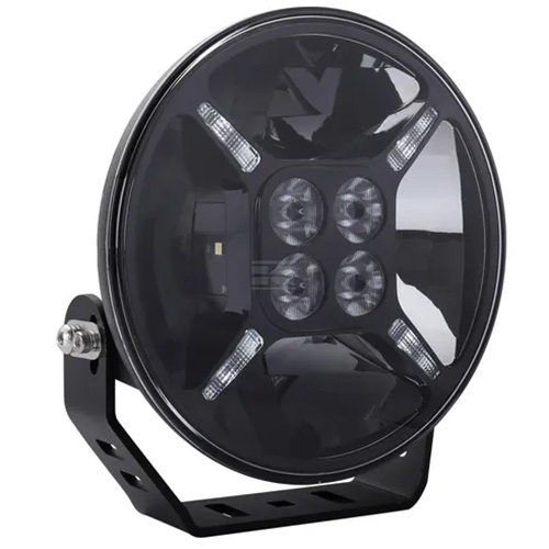 Strålkastare LED, 60W, rund, 9-36V, Ø180 mm - Arbetsbelysning, brännare för traktorer förmånligt från Lakkapää - LA80040 - 1