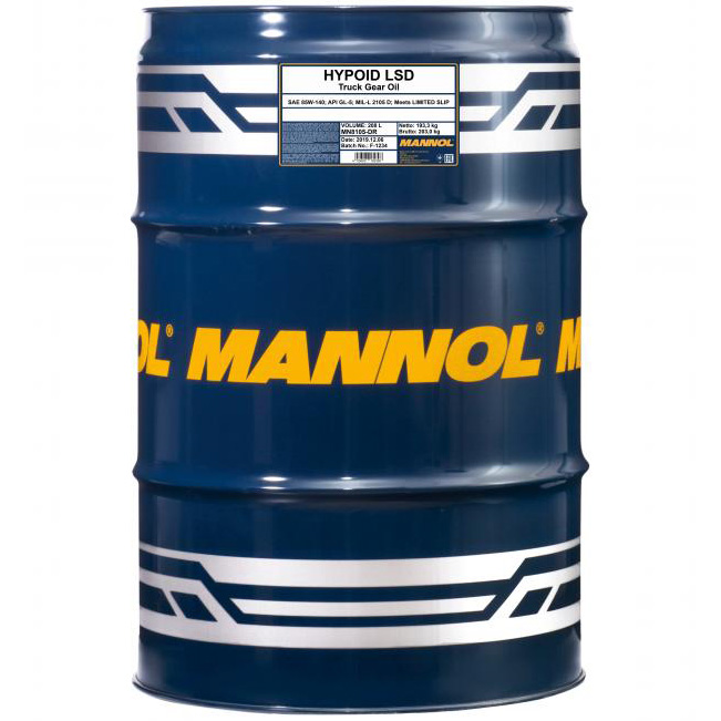 Mannol Hypoid LSD Vaihteistoöljy 85W-140 - Perä- ja Vaihteistoöljyt - hyp85140 - 1