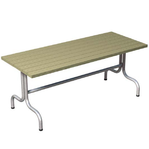 Pihapöytä Ruskea-Teräs 70x70x170cm - Piha- ja Puutarhakalusteet - 401058320 - 1