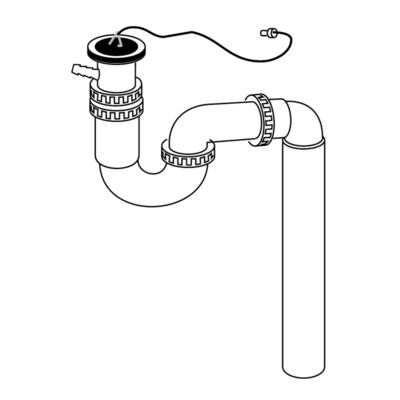 Keittiövesilukko Uponor AS-180-A 1-Osain - Övriga delar till avloppsrör  - 6414914701030 - 1