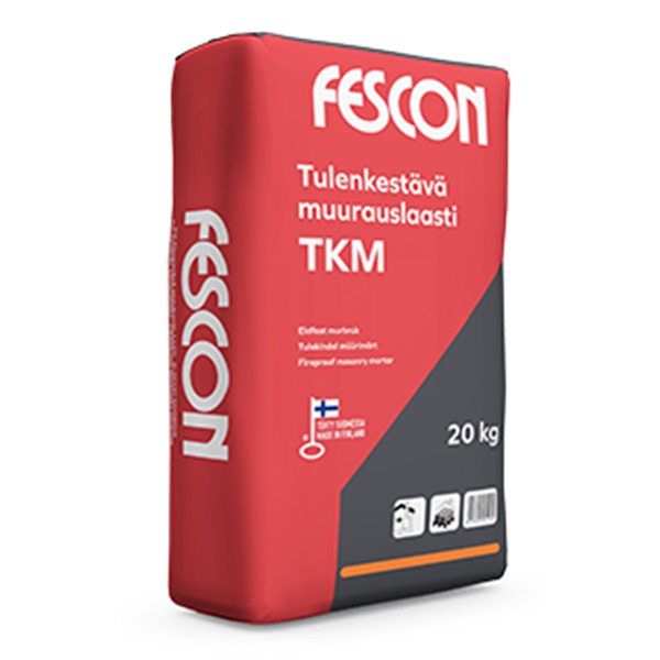 Fescon Eldfast Murbruk 20kg - Puts till eldstäder - 6416841530660 - 13
