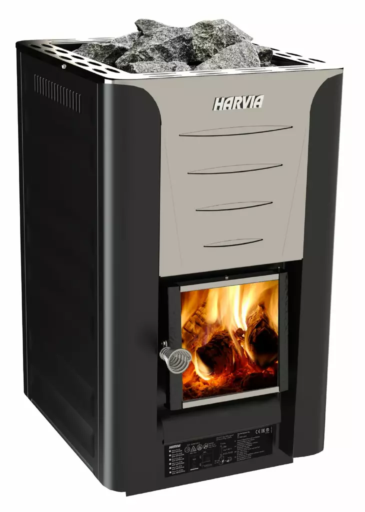 Harvia 20 Pro Puukiuas Grafiitin Musta - Puukiukaat - 300073350 - 1