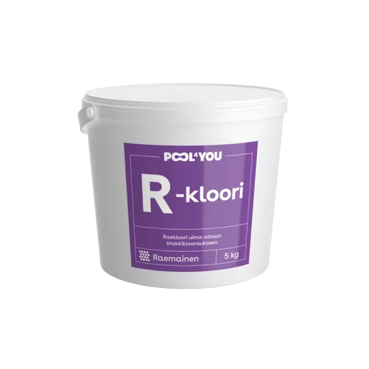 R-Kloori Raekloori - 5 Kiloa - Allastarvikkeet ja Vedenkäsittely - 10142510 - 1