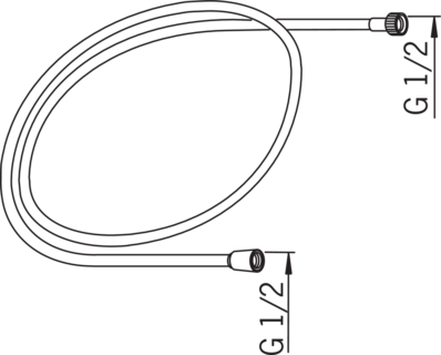 Oras Duschslang 241014 - Krantillbehör - 574051 - 2