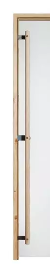Saunan glasdörrs stående dörrhandtag M19 furu - Bastutillbehör, dörrhandtag - 110160441 - 2