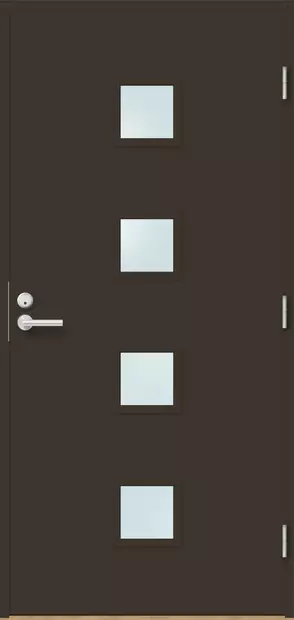 Ulko-Ovi Oona Tummanruskea Matalaenergia - Ulko-ovet - 110160791 - 1