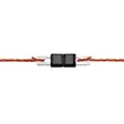 Litzclip skarvlås för tråd upp till 3 mm INOX 10st - Isolator för elstängsel - 442003101 - 1