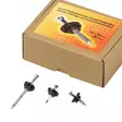Meltex Sokkelilevynaula 45 mm + Tulppa l - Sokkelieristeet ja Sokkelilevyt - 7025670010411 - 12