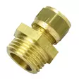 Puserrusliitin Ulkokierre 1/2x12 Suora - Messinkiliittimet Suorat - 6413820150161 - 3