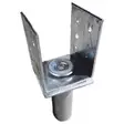 Ruuvipaalun U-Kiinnike 90-150mm Säädet. - Ruuvipaalut ja Teräsjalat - 6430049653631 - 1