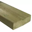 Terrassplanka 45x145 (48x148) Virke - Tryckimpregnerad och väderbeständigt trä - 300136711 - 1