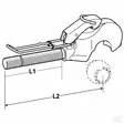 Työntövarren Kourapää, Kat. 3/2, M36x3,0 - Vetolaitteen Osat - 5700030252091 - 2