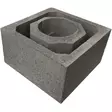 Skorstensblock 180mm 250x380x380mm - Skorstenar och tillbehör - 6430069490001 - 1