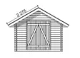 Timmerlada Suora M Gardsforrad 10m2 - Timmerlador - 4100531 - 4