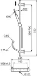 MORA INXX II Shower Handduschpaket - Duschar och Termostater - 7391887256141 - 2