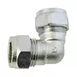 Puserruskulmaliitin Kromi 10X10 Opal - Krompläterade mässingsdelar - 6413820153551 - 1