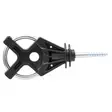 Grindankare X³ Svart 6 st. - Isolator för elstängsel - 446560061 - 1