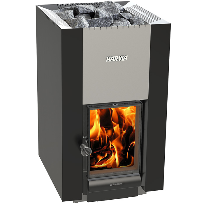 Harvia 22 GreenFlame Vedeldad Bastu-ugn - Vedaggregat - 6417659029971 - 1