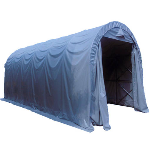 Båghall Prohall 4x10m PVC 500g Grå - Tältgarage och Tälthallar - 6438014247731 - 1