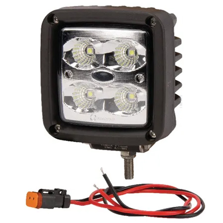 Arbetsbelysning LED, 40W, 4500lm, fyrkantig, vit - Arbetsbelysning, brännare för traktorer förmånligt från Lakkapää - LA10091 - 1