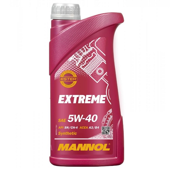 Mannol EXTREME 5W-40 1L, 20Kpl/Pkt - Moottoriöljyt - EXT01 - 1