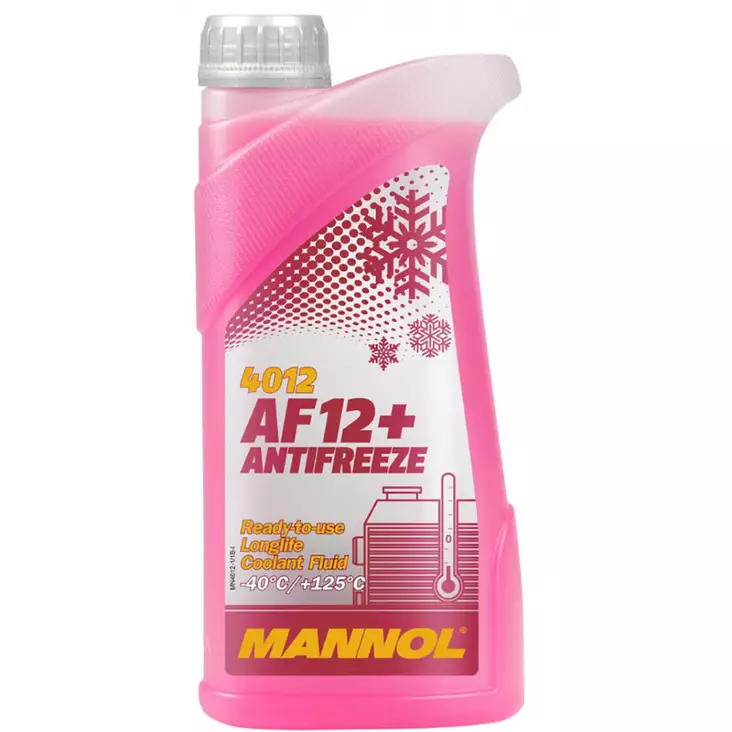 Mannol Pakkasneste AF12+ 1L, 20Kpl/Pkt - Jäähdytys- ja Lasinpesunesteet - MS4012-1 - 1
