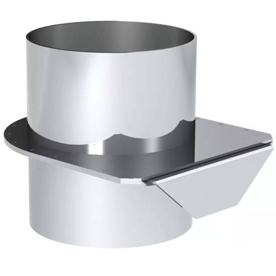 Rökspjäll Jeremias 115mm Rostfri - Rökkanaler och skorstenar - 5900856825381 - 1