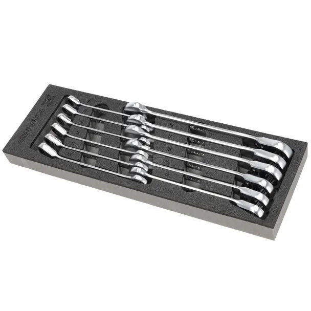 Spärrkombinycklar set 12 delar Kramp - Hylsor, ringnycklar - TT802501 - 1