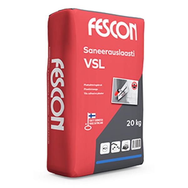 Fescon Saneerauslaasti 20KG Valumaton - Kiinnityslaastit - 6416841203021 - 13