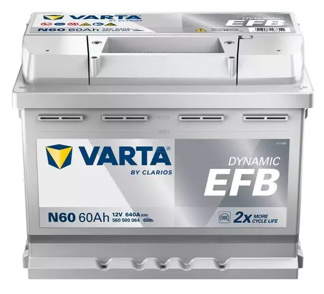 Batteri Varta 12V 60Ah 640A - Bilbatterier och Fordonsbatterier - 4016987167311 - 1