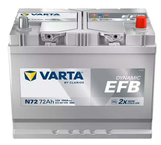 Batteri Varta 12V 72Ah 760A - Bilbatterier och Fordonsbatterier - 4016987167281 - 1