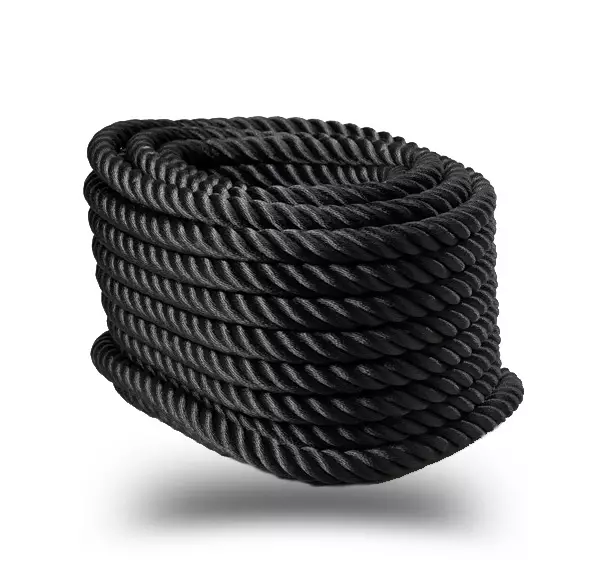 Härva av konsthampa, svart 36 mm x 40 m - Räckeslinor och tillbehör - 6408586890611 - 1