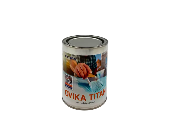 Ovika Titan Ovi- ja Ikkunamaali 0,9L - Vesiohenteiset Kalustemaalit - 6417529702041 - 1