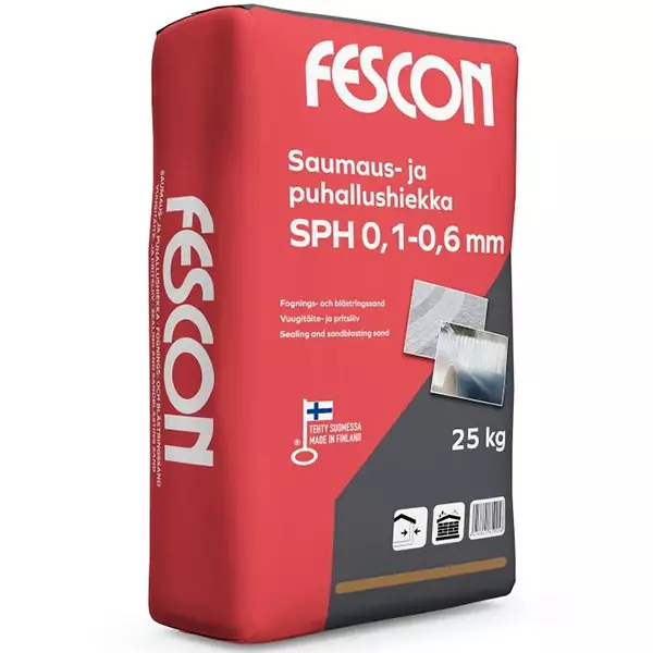 Puhallushiekka - Saumaushiekka SPH 25kg - Hiekat - 6416841610041 - 1