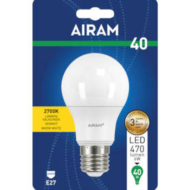Led lampor E27, Led ljus E27, Diodlampor E27 Airam Led Standardlampa 17W Opal kupa 4711566 2100LM E27