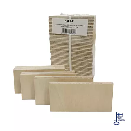 Asennuspala Vaneri 12X50X100, ~12 Kpl - Verktyg för golvläggning - 6430015480612 - 2